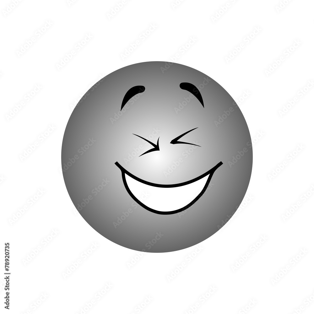 Fototapeta premium cartoon face emotions