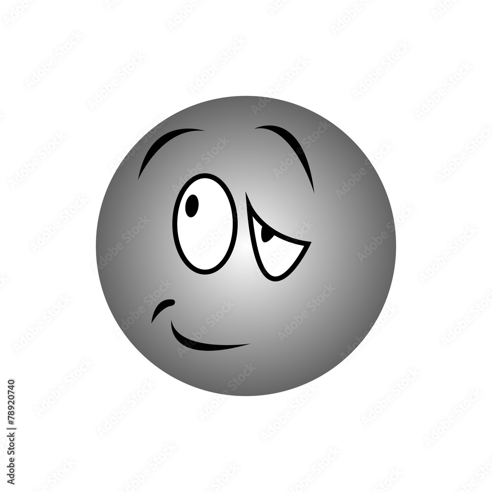 Fototapeta premium cartoon face emotions