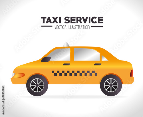 Taxi design, vector illustration.
