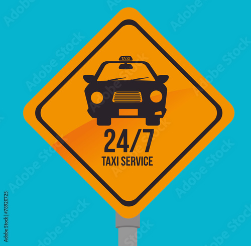 Taxi design, vector illustration.