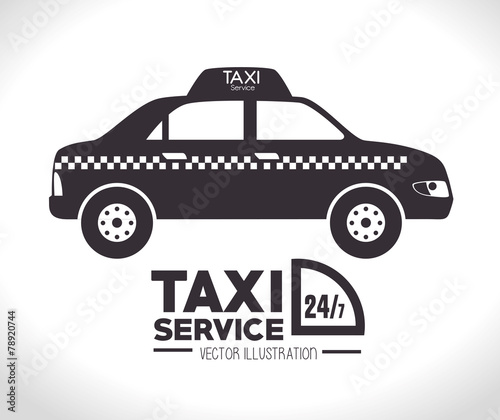 Taxi design, vector illustration.