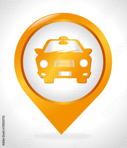 Taxi design, vector illustration.