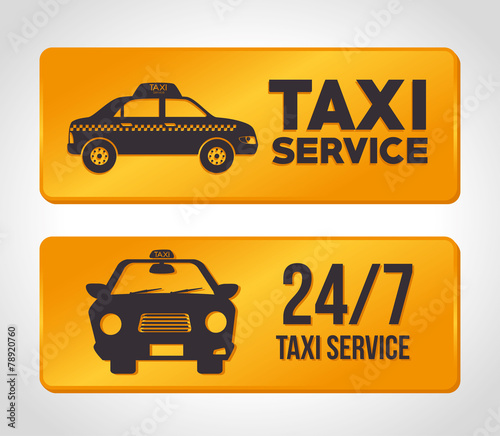 Taxi design, vector illustration.