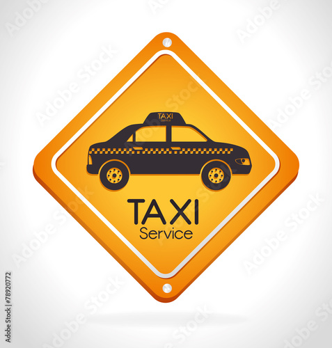 Taxi design, vector illustration.