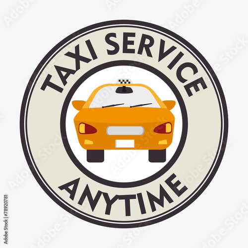 Taxi design, vector illustration.