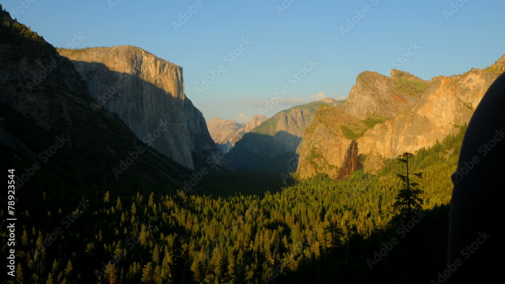 Time Lapse of Yosemite National Park at Sunset 