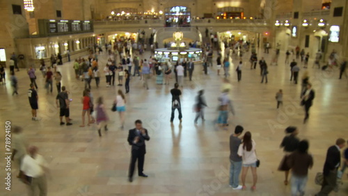 Grand Central Station Time Lapse Crowd