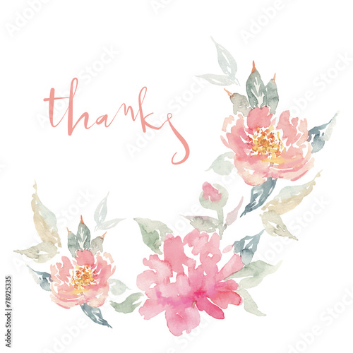 Postcard peonies