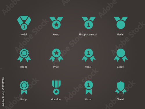 Victory, medals, awards, icons.