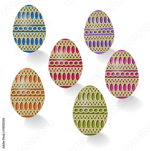 Group Easter eggs