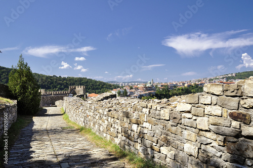Tsarevets fortress in Veliko Tarnovo, Bulgaria
