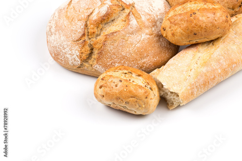 Composition with bread