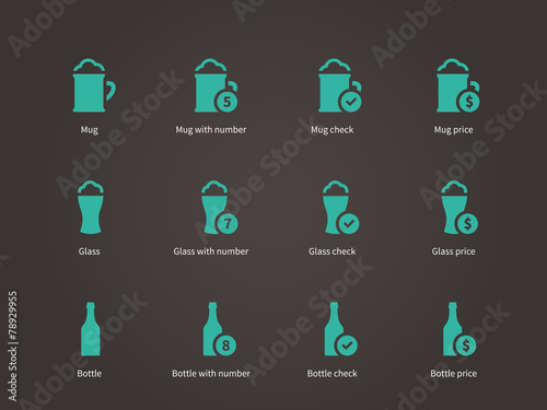 Beer icons.