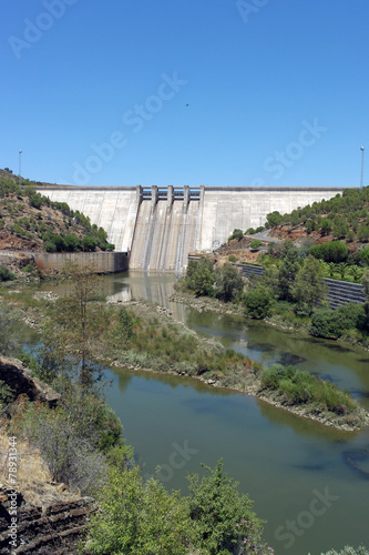 Dam, Pomarão, Portugal