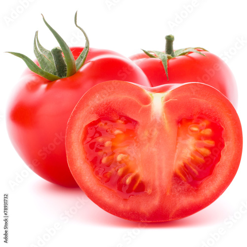 Wallpaper Mural Tomato vegetable isolated on white background cutout Torontodigital.ca