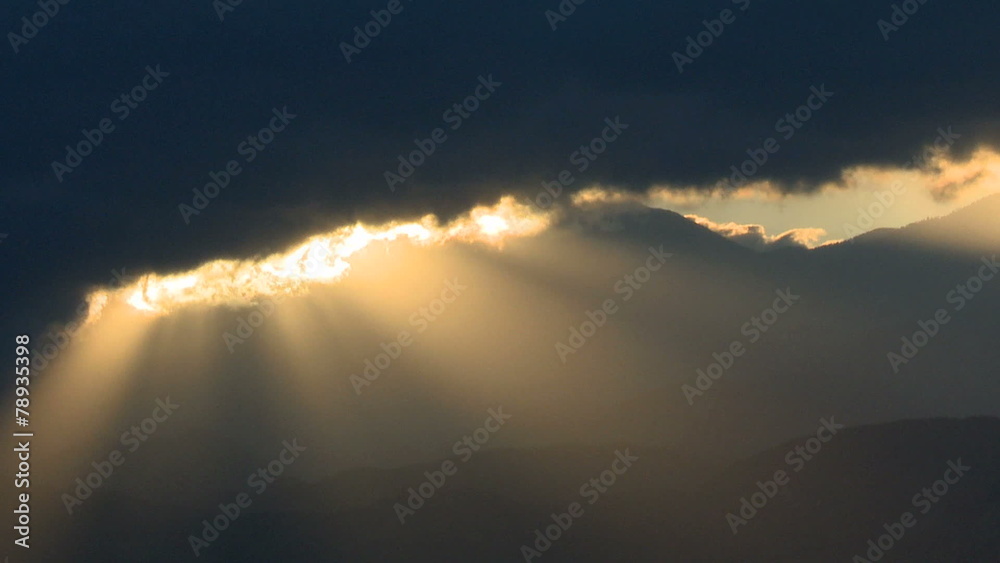 Sunset Clouds & Mountains - Time Lapse Sunset Clouds & Mountains - Time Lapse
