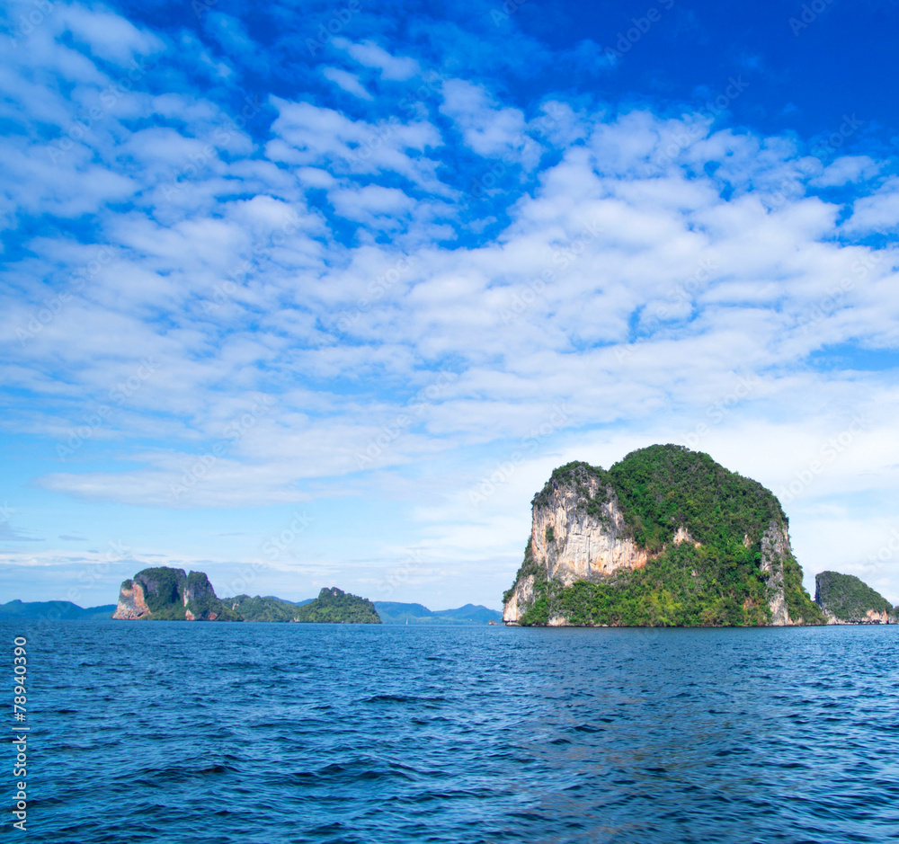 Naklejka premium islands in andaman sea