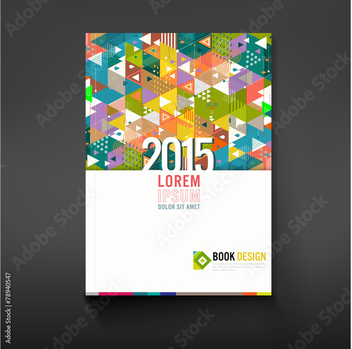 Cover triangle geometry for corporate business design