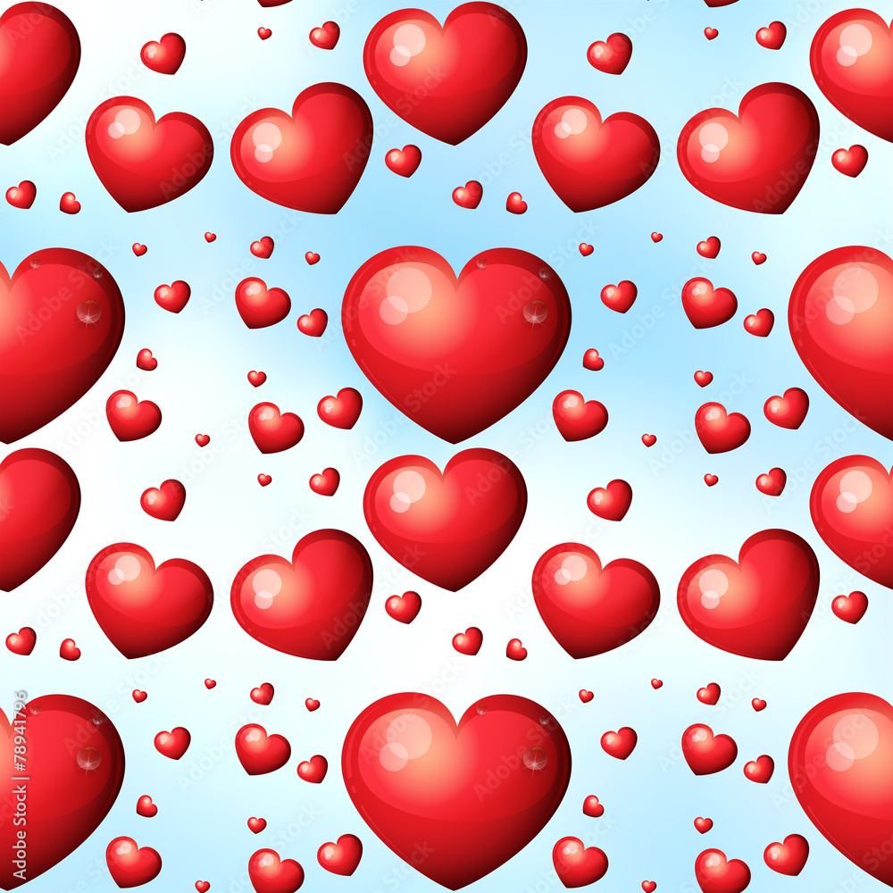 Seamless hearts Seamless hearts