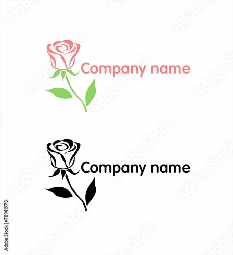 Logo Gentle rose / Логотип нежная роза