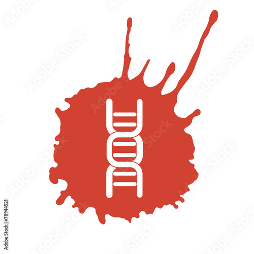 DNA blood icon
