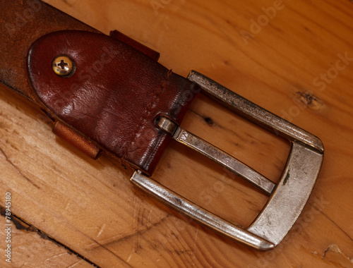 Картината върху платно leather belt