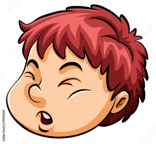 A young boy's face