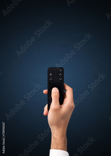 Wallpaper Mural Hand with remote control Torontodigital.ca