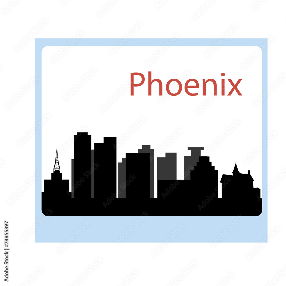 Phoenix silhouette