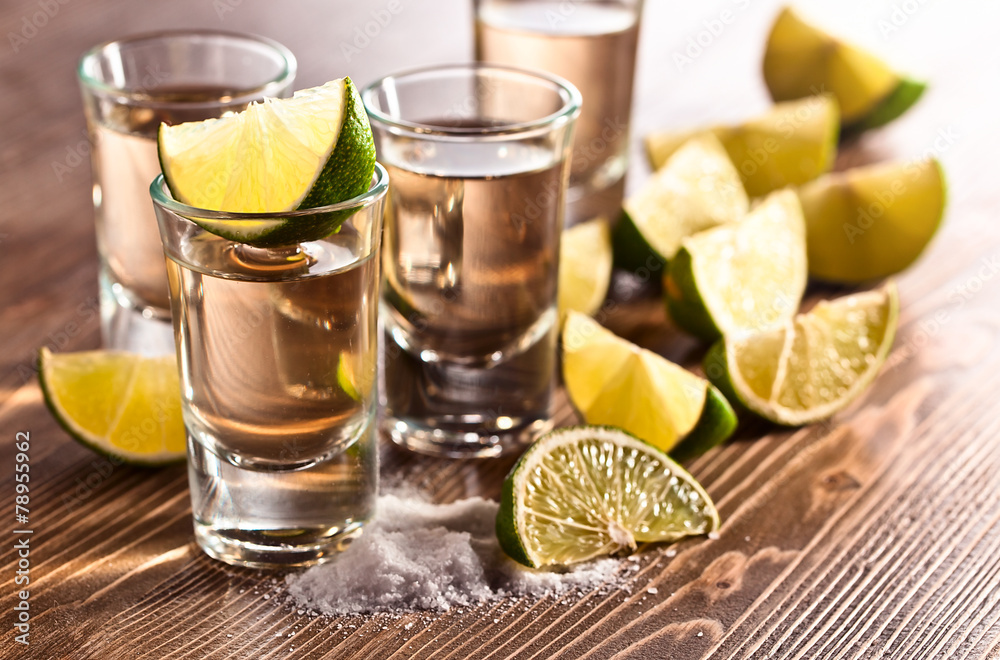 tequila with salt and lime tequila with salt and lime