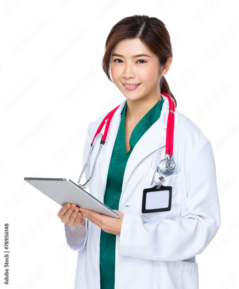 Doctor use of tablet Doctor use of tablet