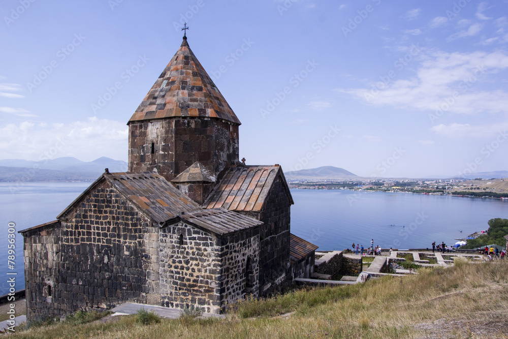 Old monastery above Sevan lake