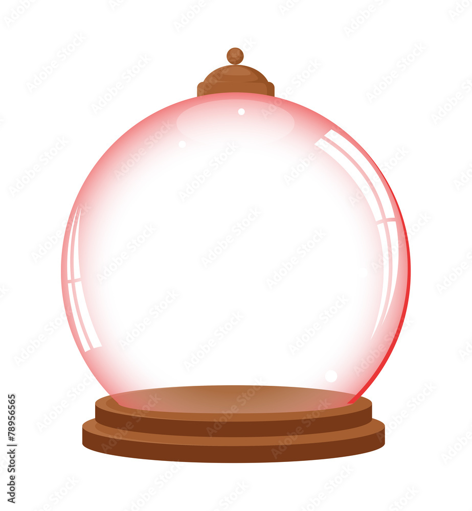 Obraz premium Vector Glass Ball