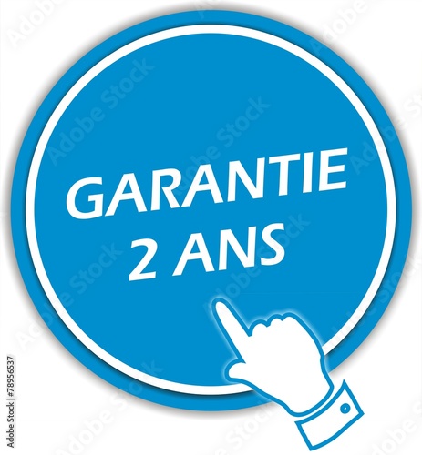 bouton garantie 2 ans