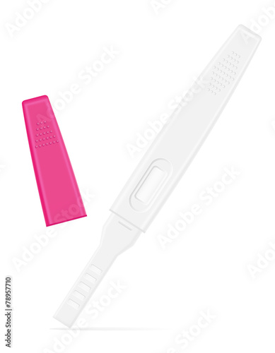 pregnancy test vector illustration