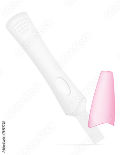 pregnancy test vector illustration