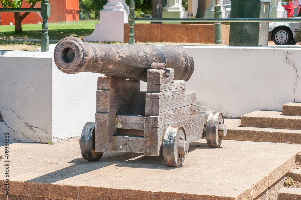 Cannon in the Company Gardens in Cape Town Cannon in the Company Gardens in Cape Town