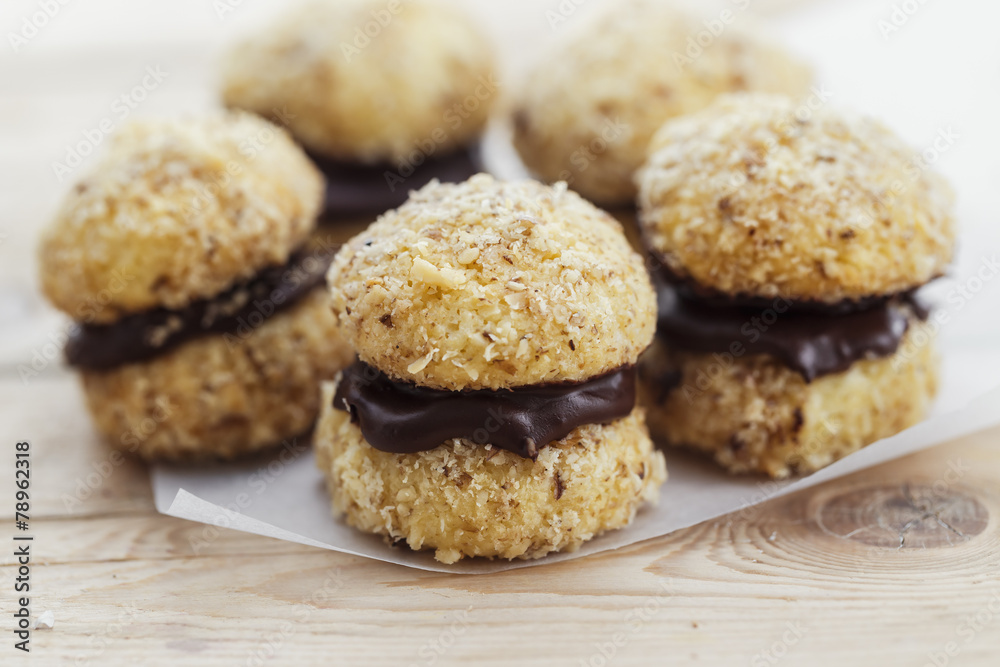 Chocolate Walnut Cookies