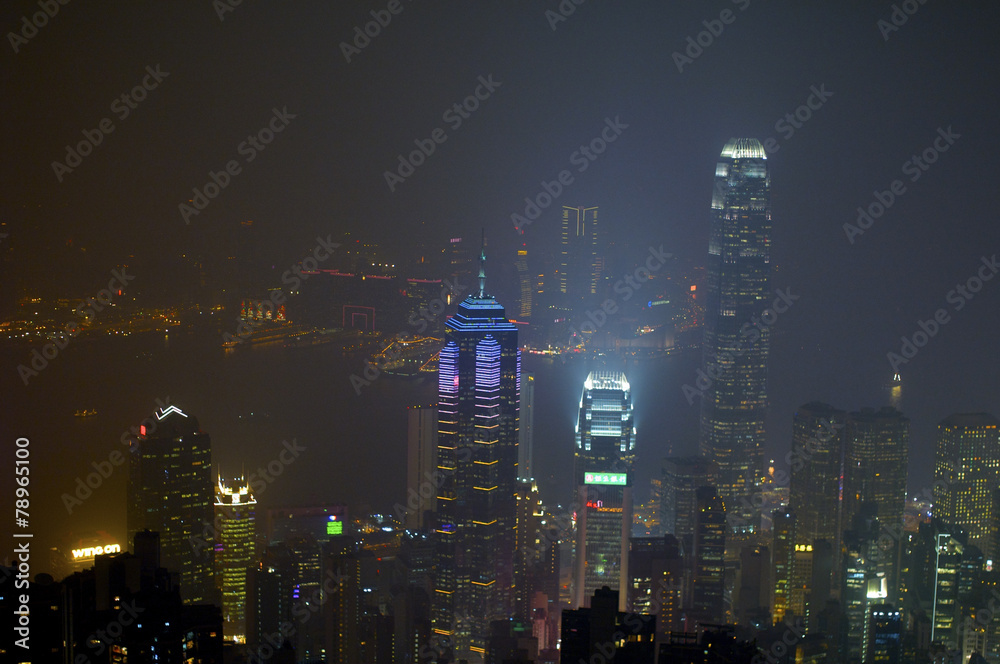 Hong Kong skyline from Victoria Peak
