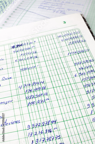 Handwritten accounting
