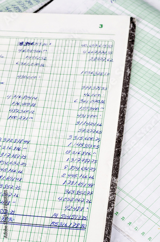 Handwritten accounting