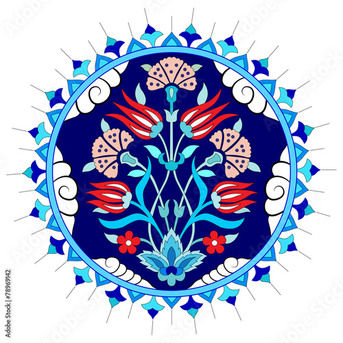 artistic ottoman pattern series seventy