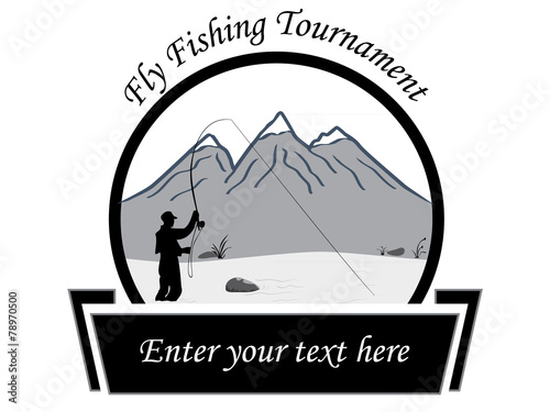 Fly fishing tournament flyer