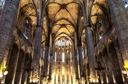 Gothic church interior