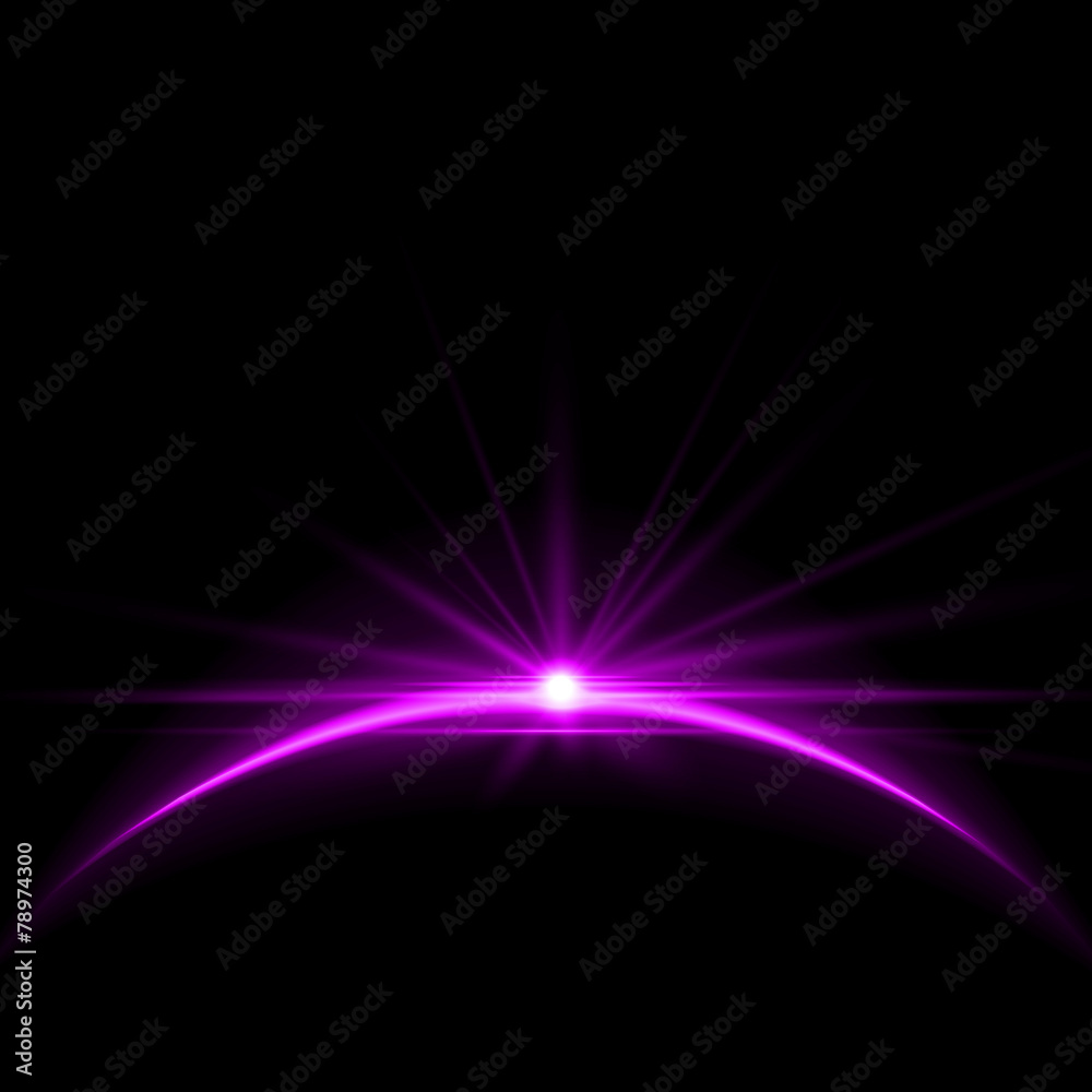 Obraz premium Rising Sun over the Earth Planet with Space Background for your