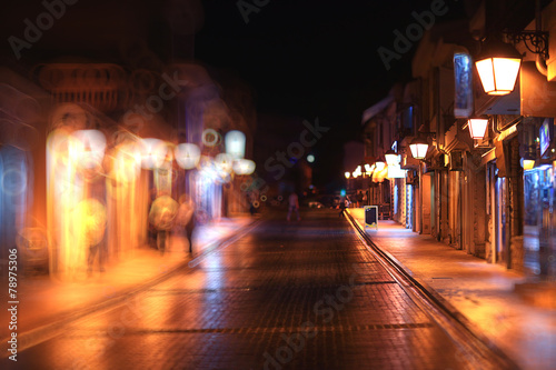 background blur bokeh city lights night © kichigin19