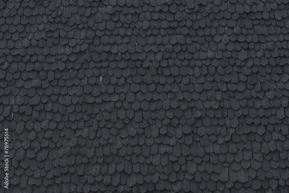 Ancient wooden roof tile on Northern Thai traditional home. Ancient wooden roof tile on Northern Thai traditional home.