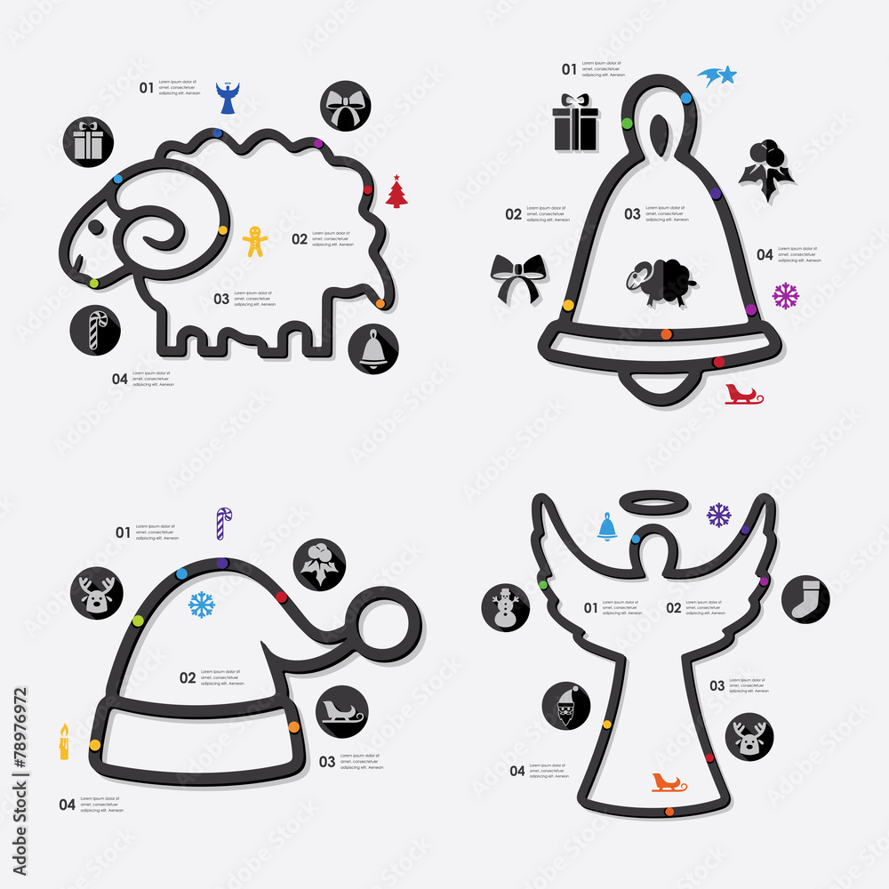 Christmas infographic Christmas infographic
