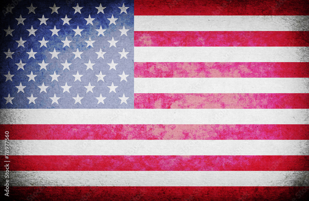 Fototapeta premium Vintage American Flag