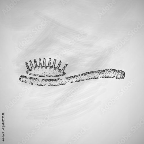 hair brush icon